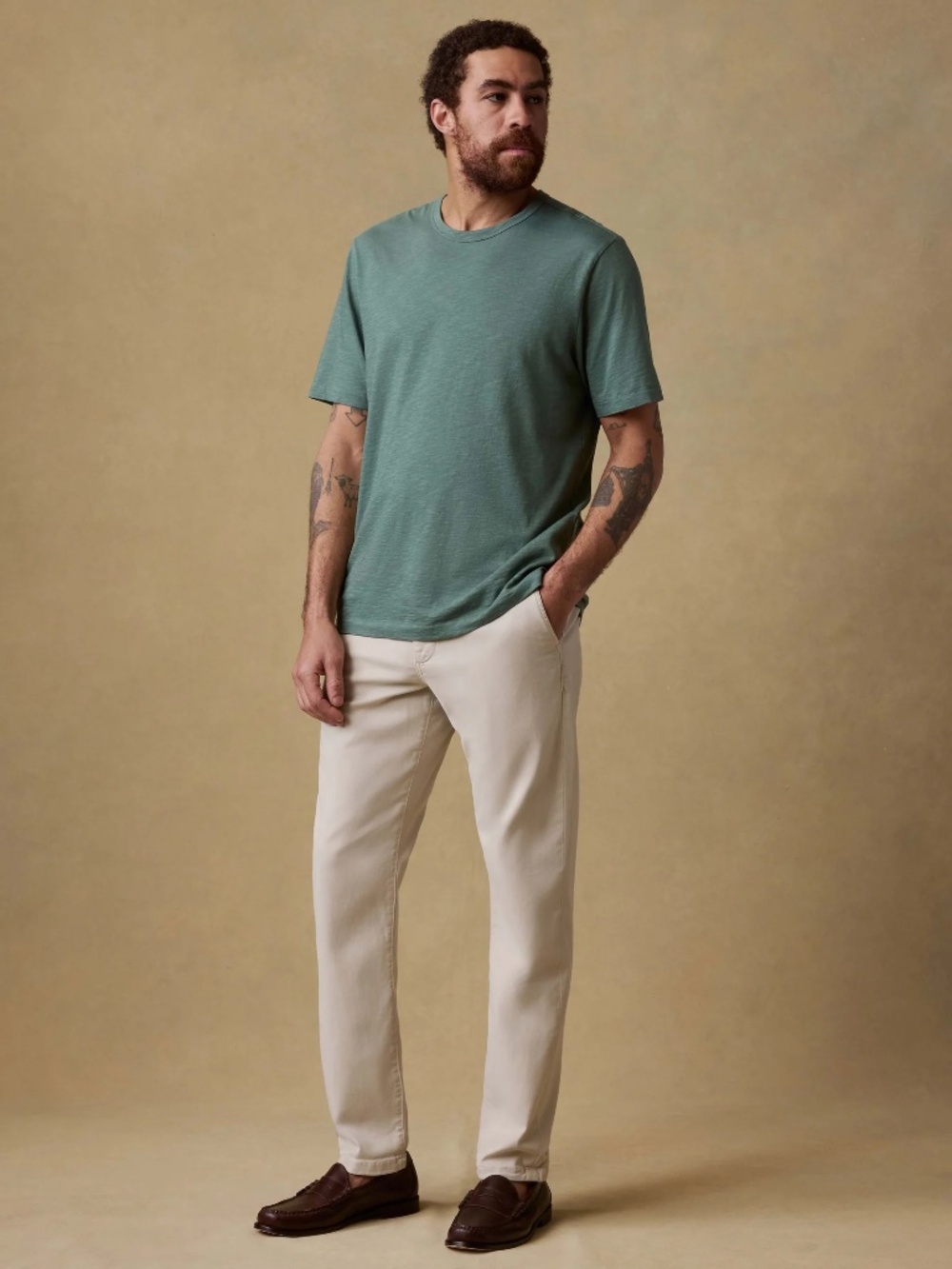Faherty Coastline Chino Pants Men's 36 x 34 Stone